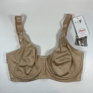 Anita Maternity Underwired Nursing Bra Size 32 F Skin Color Drop Cup Front NWT!